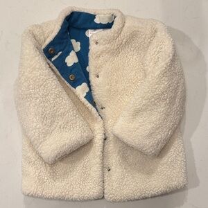 Hanna Andersson Jersey Lined Marshmallow Coat